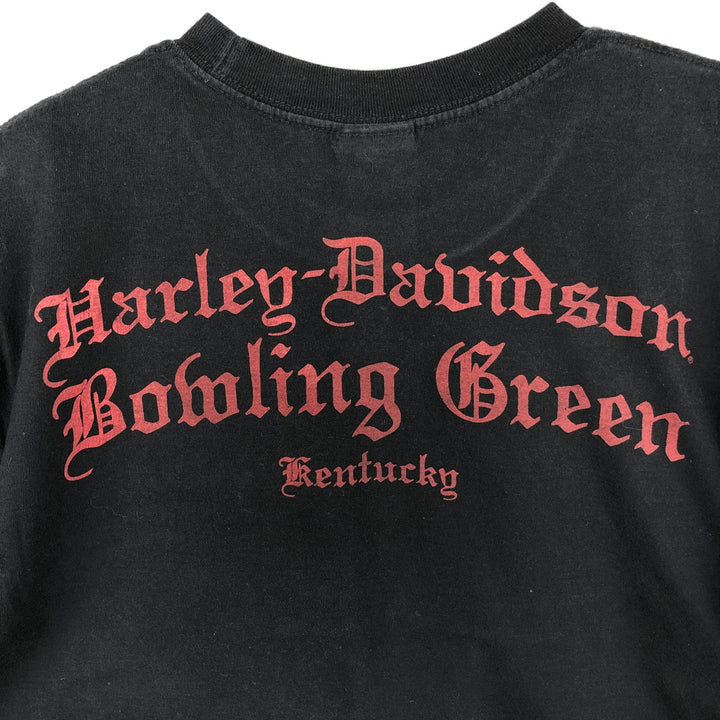 Harley-Davidson Motorcycle Bike T-shirt, Men's XL size cotton black type Vintage Second Hand
