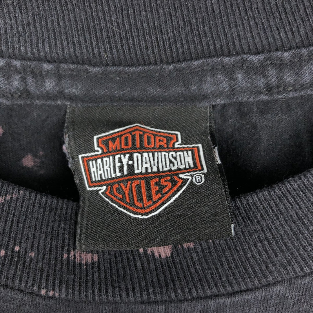 Harley-Davidson Pin-up Girl Motorcycle Bike T-shirt, Men's XL cotton black type Vintage Second Hand