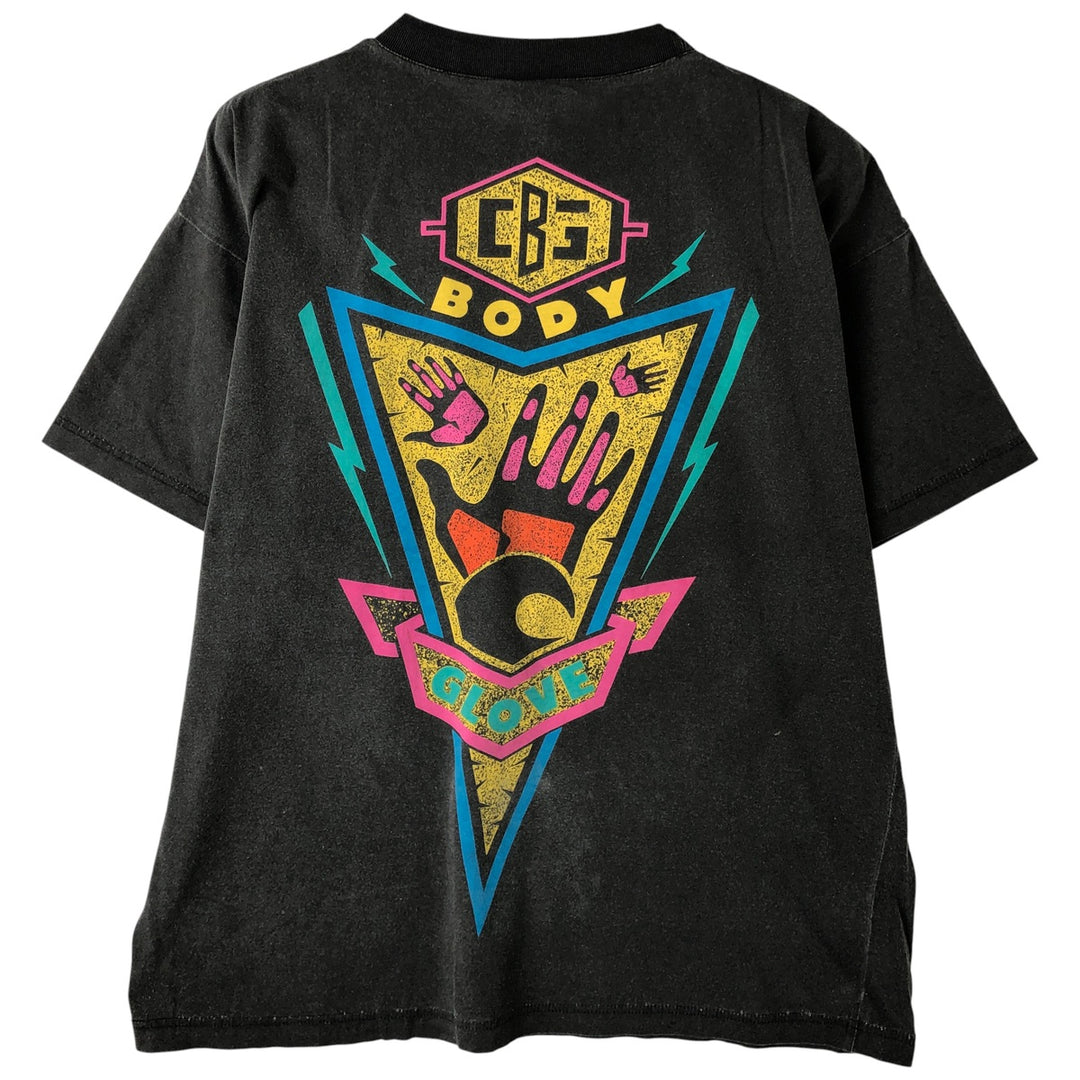 90'S Body Glove Surf Skateboard T-Shirt, Men's Size Medium, Vintage unclear black type Vintage Second Hand