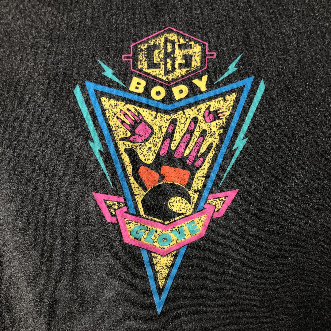 90'S Body Glove Surf Skateboard T-Shirt, Men's Size Medium, Vintage unclear black type Vintage Second Hand