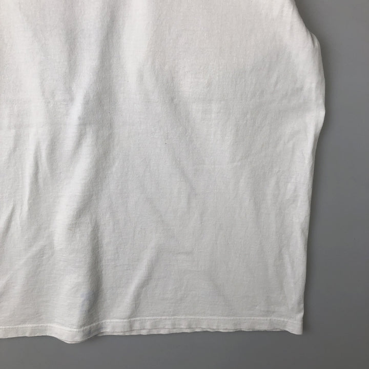 90'S Nike Sports Print T-Shirt Made in USA Men's XL Vintage cotton white type Vintage Second Hand