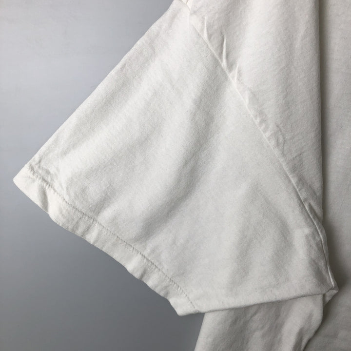 90'S Nike Sports Print T-Shirt Made in USA Men's XL Vintage cotton white type Vintage Second Hand