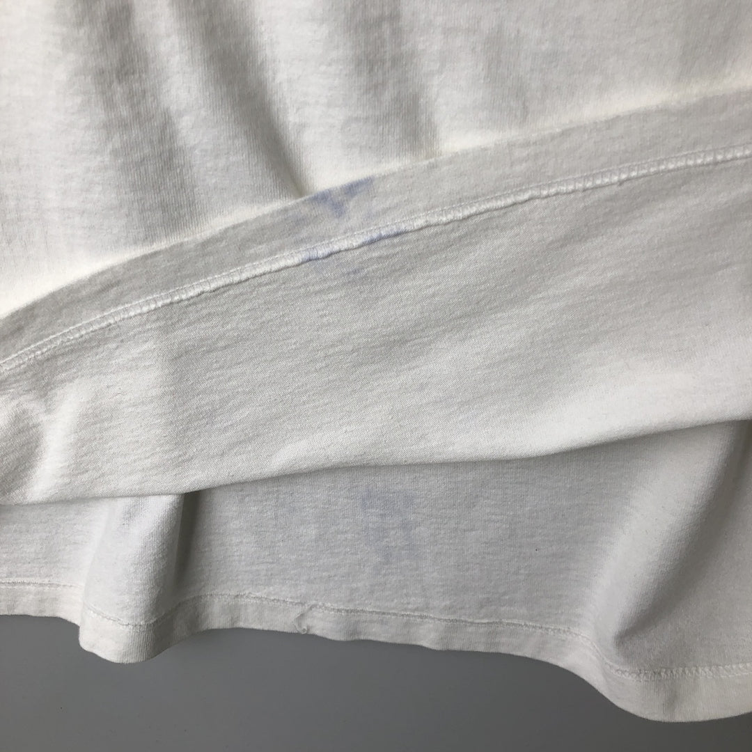 90'S Nike Sports Print T-Shirt Made in USA Men's XL Vintage cotton white type Vintage Second Hand