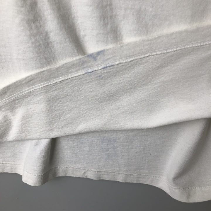 90'S Nike Sports Print T-Shirt Made in USA Men's XL Vintage cotton white type Vintage Second Hand