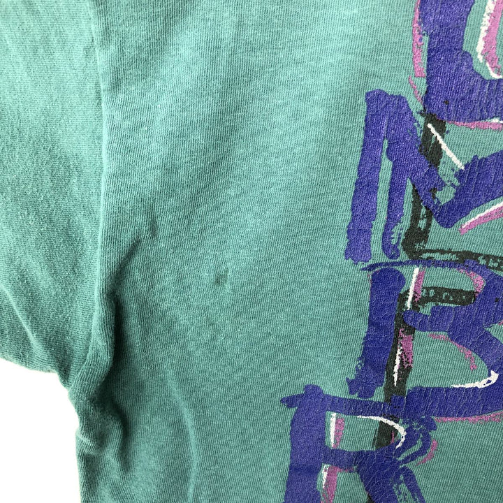 Vintage 90'S Umbro logo print T-shirt, Made in USA, Men's Size L cotton green type Vintage Second Hand