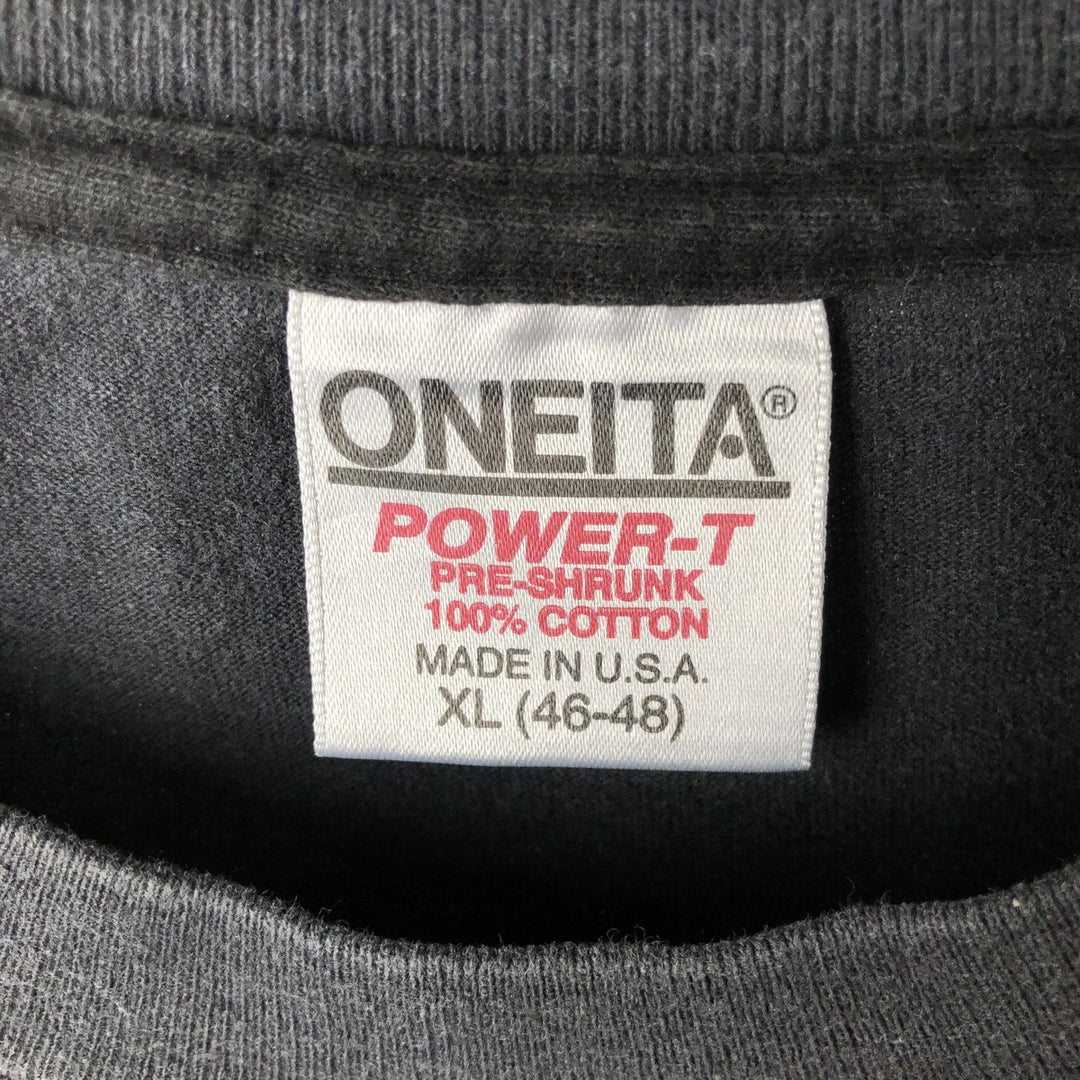 90'S Oneita Body Glove Surf/Skateboard T-Shirt, Made in USA, Men's Size XL, Vintage cotton black type Vintage Second Hand