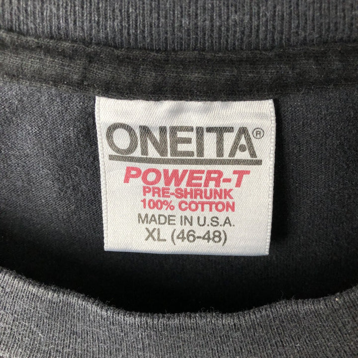 90'S Oneita Body Glove Surf/Skateboard T-Shirt, Made in USA, Men's Size XL, Vintage cotton black type Vintage Second Hand