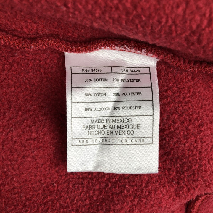 2000'S Nike Team College Sweatshirt, Men's Size XL cotton red type Vintage Second Hand