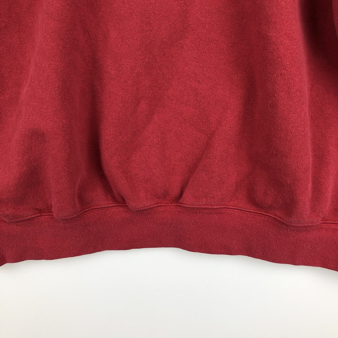 2000'S Nike Team College Sweatshirt, Men's Size XL cotton red type Vintage Second Hand
