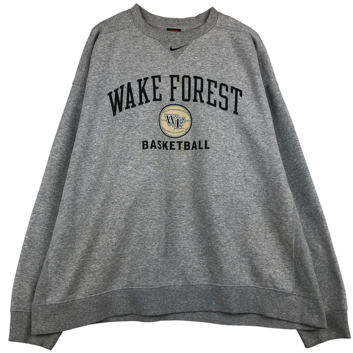 2000'S Nike Team 3-Print College Sweatshirt, Men's Size XL cotton gray type Vintage Second Hand