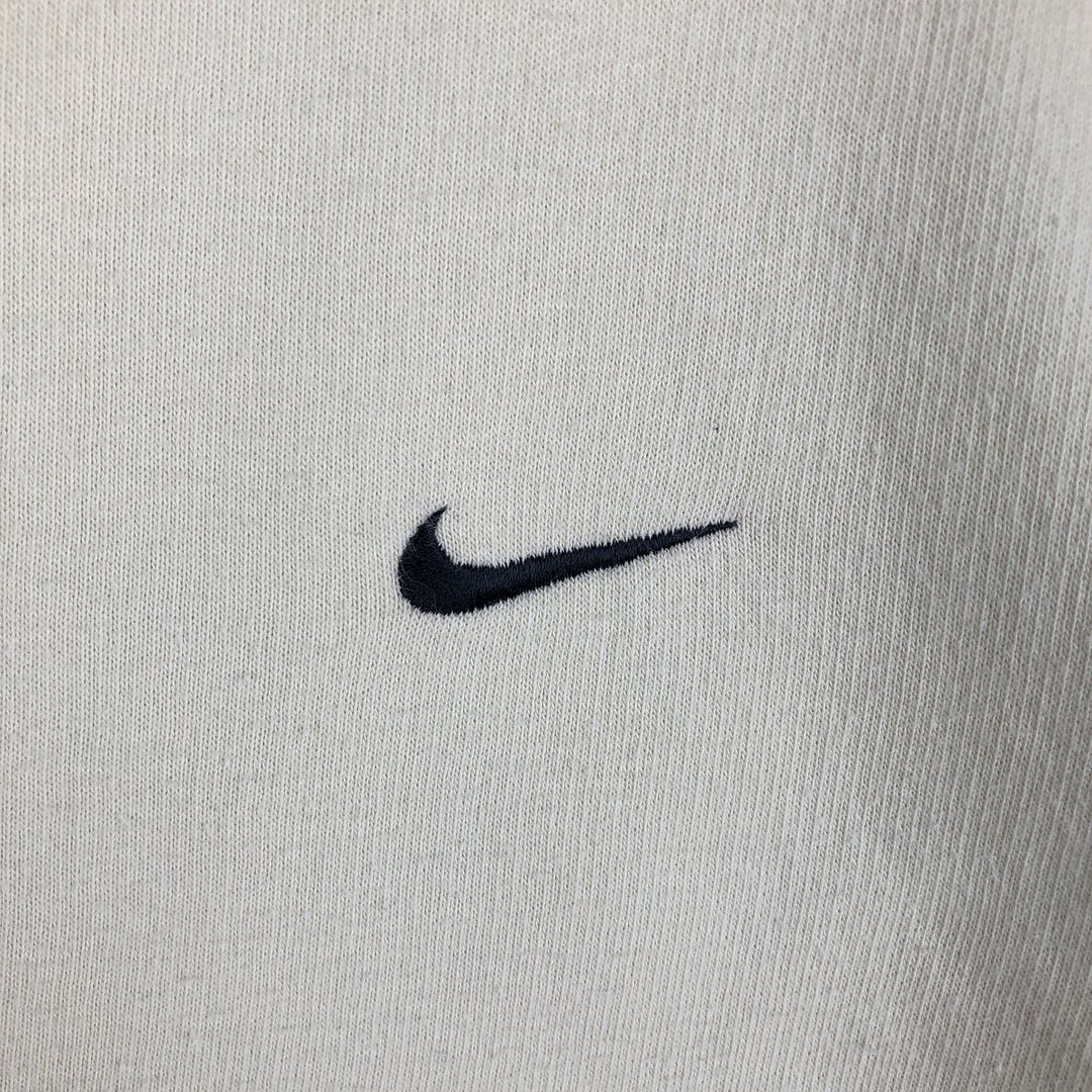 00'S Nike One Point Logo Sweatshirt Trainer Men's L size cotton unbleached Vintage Second Hand