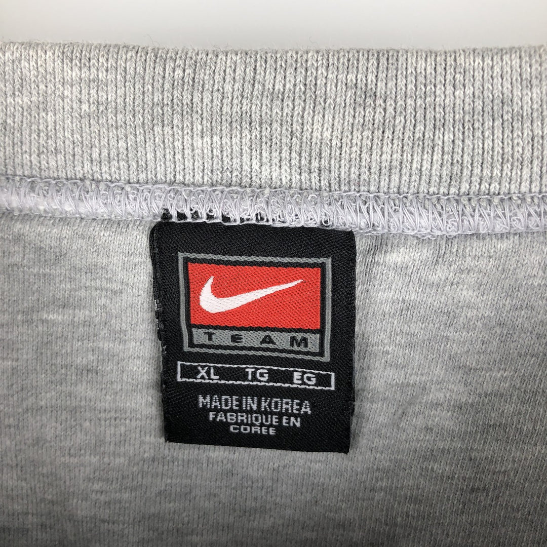2000'S Nike Team Super Bowl XXXV Super Bowl XXXV Print Sweatshirt, Men's Size XL cotton gray type Vintage Second Hand