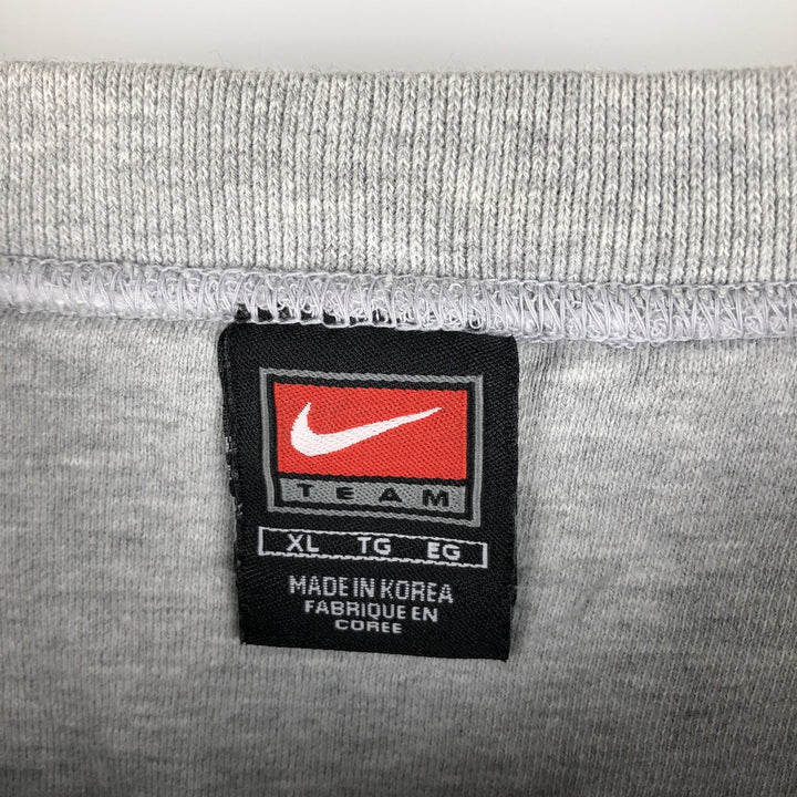 2000'S Nike Team Super Bowl XXXV Super Bowl XXXV Print Sweatshirt, Men's Size XL cotton gray type Vintage Second Hand
