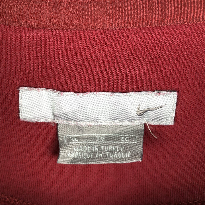 00'S Nike One Point Logo Sweatshirt Trainer Men's XL cotton burgundy type Vintage Second Hand