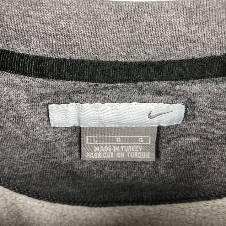 00'S Nike One Point Logo Sweatshirt Trainer Men's L size cotton gray type Vintage Second Hand