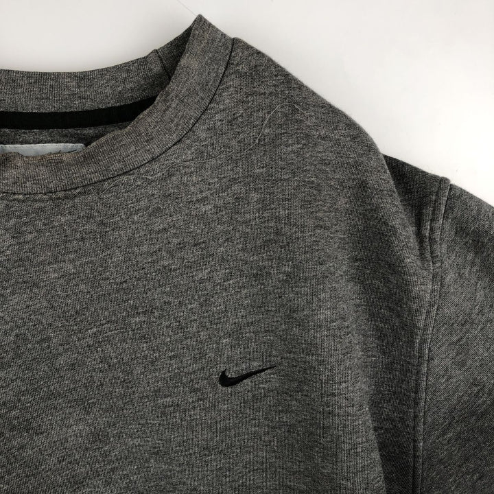 00'S Nike One Point Logo Sweatshirt Trainer Men's L size cotton gray type Vintage Second Hand