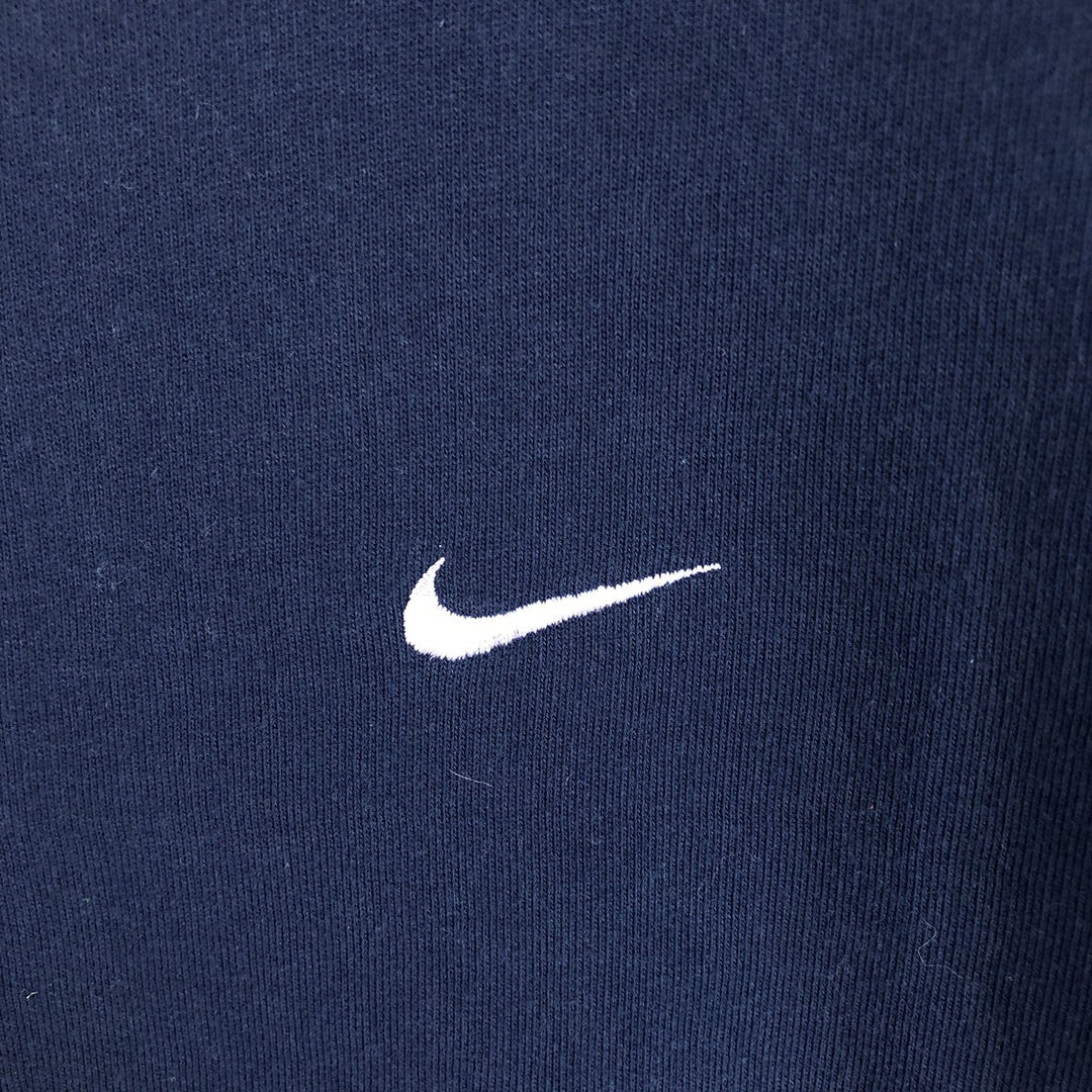 00'S Nike One Point Logo Sweatshirt Trainer Men's M size cotton navy blue type Vintage Second Hand