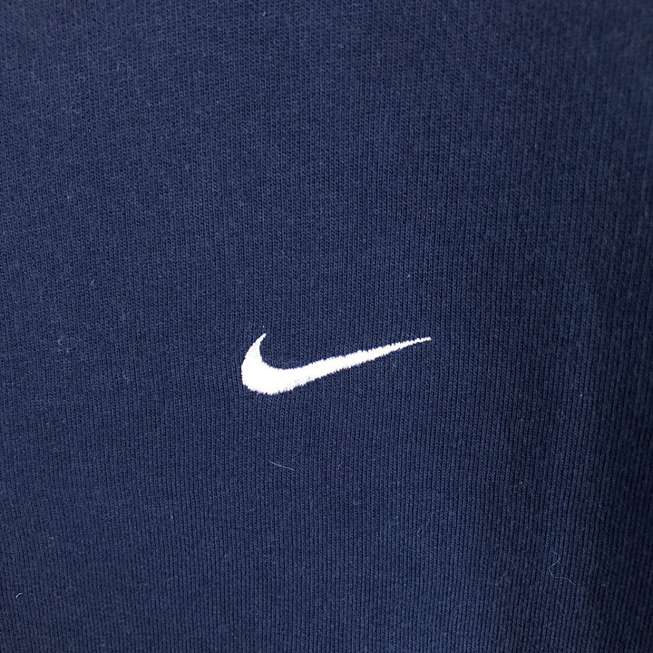 00'S Nike One Point Logo Sweatshirt Trainer Men's M size cotton navy blue type Vintage Second Hand