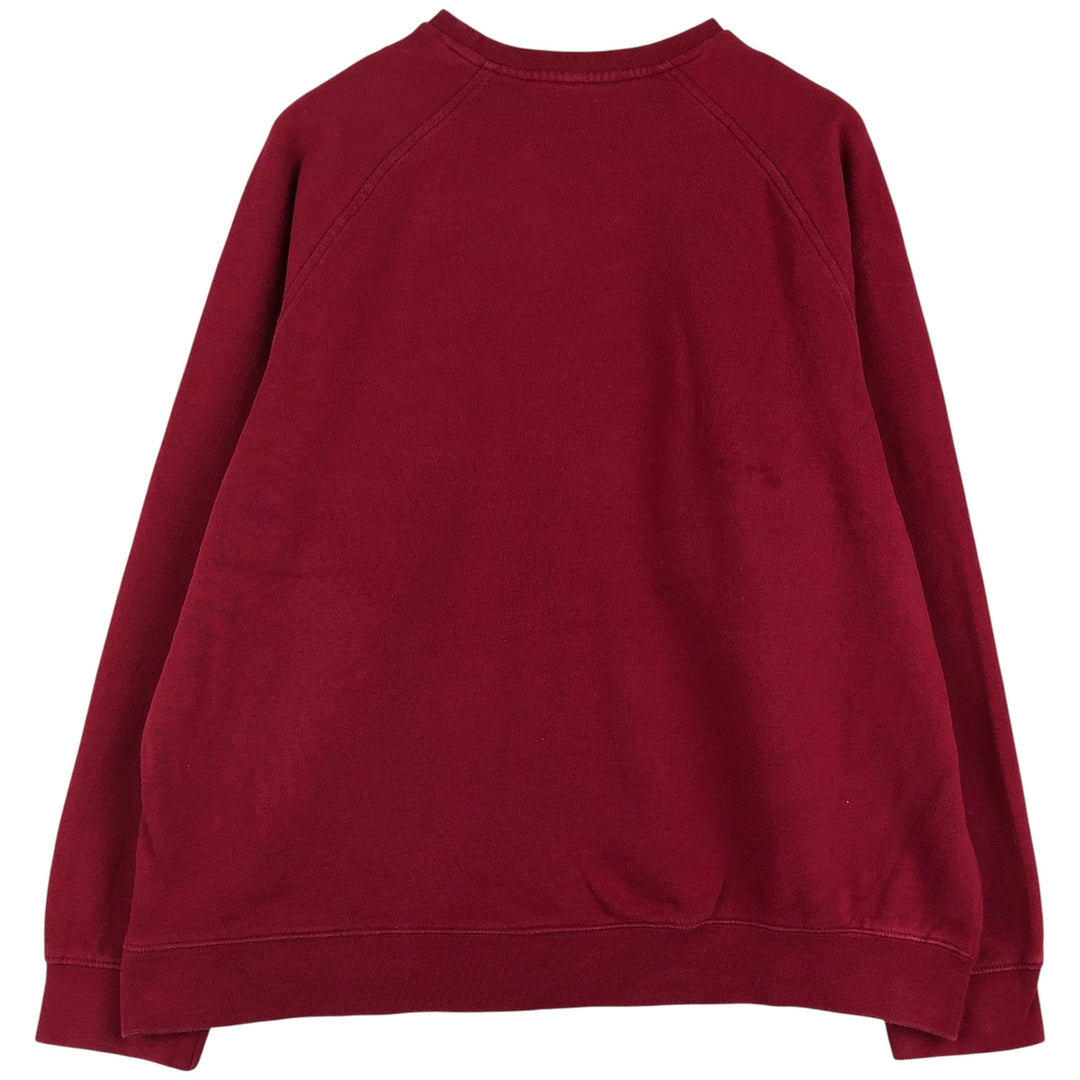 00'S Nike One Point Logo Sweatshirt Trainer Men's XL cotton wine-red Vintage Second Hand