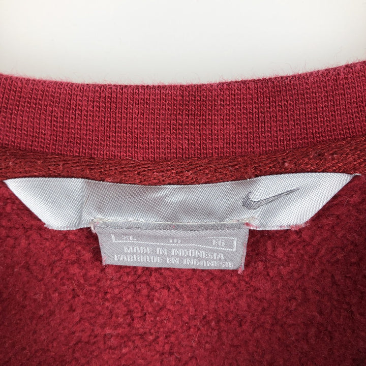 00'S Nike One Point Logo Sweatshirt Trainer Men's XL cotton wine-red Vintage Second Hand