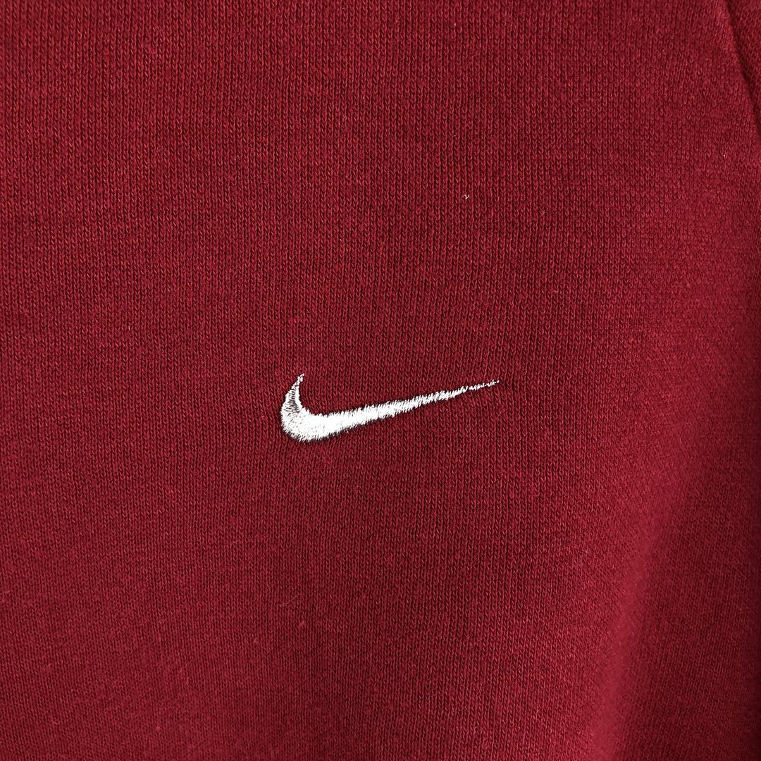 00'S Nike One Point Logo Sweatshirt Trainer Men's XL cotton wine-red Vintage Second Hand