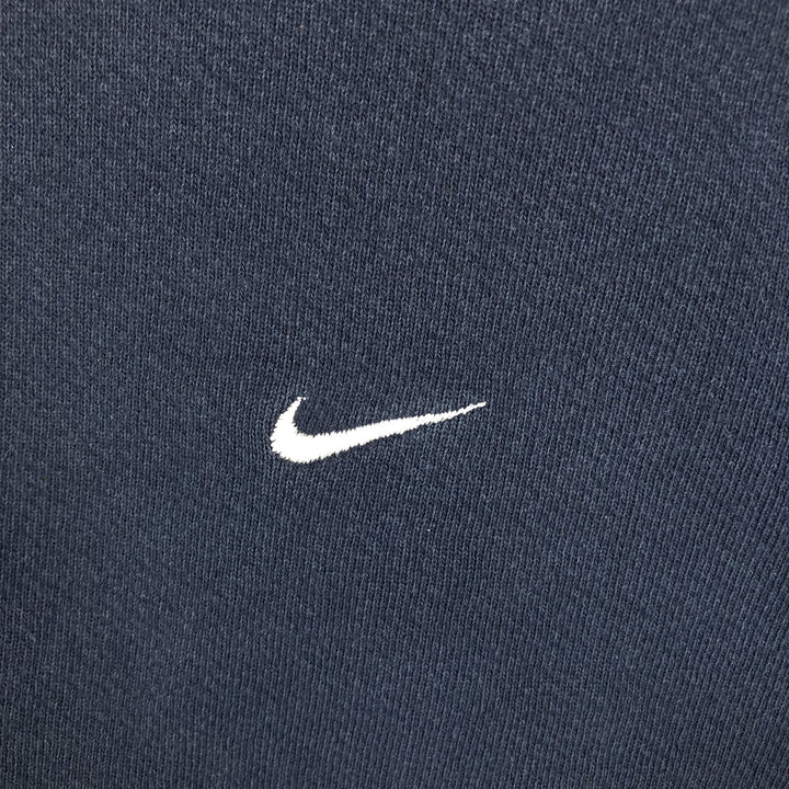 90'S Nike One Point Logo Sweatshirt, Men's XL Size Vintage cotton navy blue type Vintage Second Hand