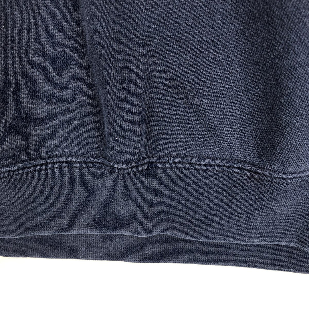 90'S Nike One Point Logo Sweatshirt, Men's XL Size Vintage cotton navy blue type Vintage Second Hand