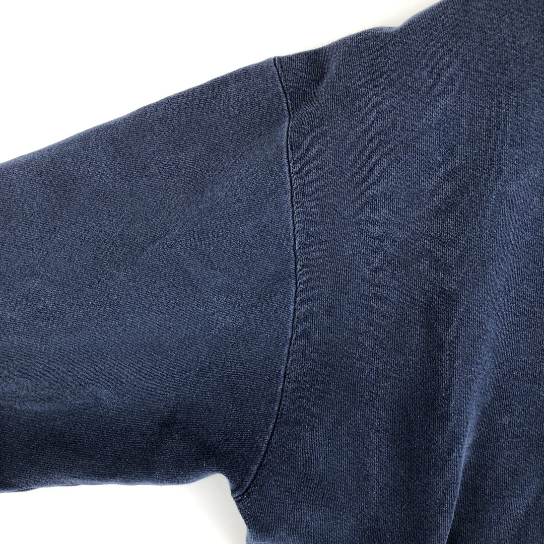 90'S Nike One Point Logo Sweatshirt, Men's XL Size Vintage cotton navy blue type Vintage Second Hand