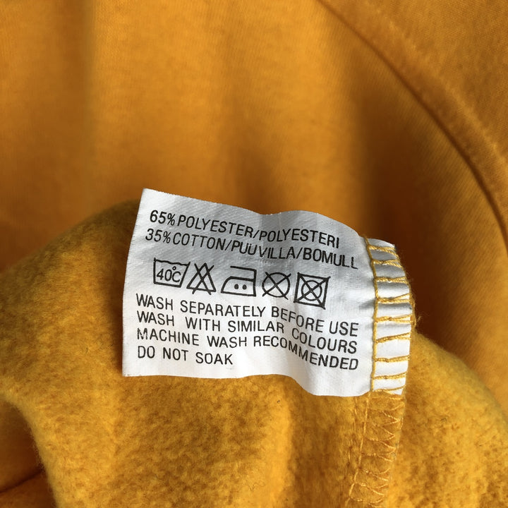 UMBRO logo sweatshirt, men's size S cotton yellow type Vintage Second Hand