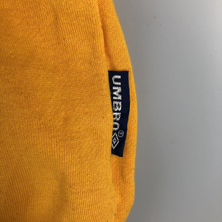UMBRO logo sweatshirt, men's size S cotton yellow type Vintage Second Hand