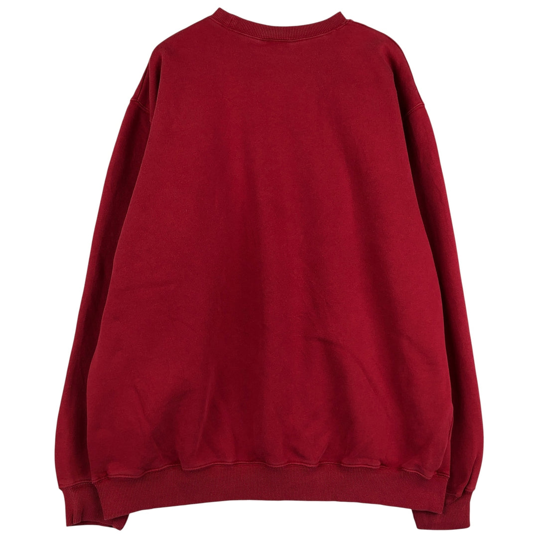 00'S Adidas logo sweatshirt, men's size L cotton red type Vintage Second Hand