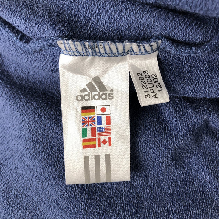 2000'S Adidas One-Point Logo Sweatshirt, Men's Size Medium cotton blue type Vintage Second Hand