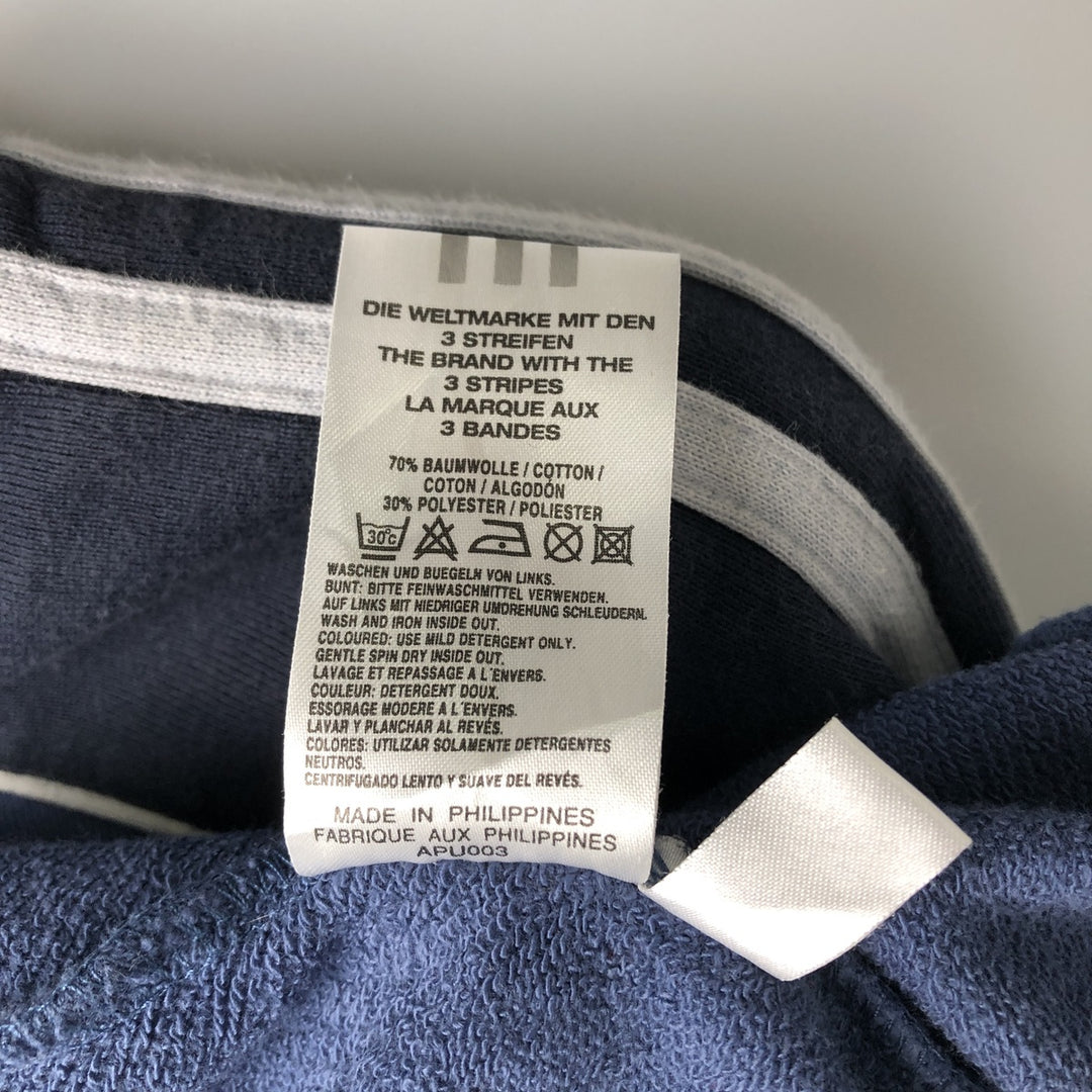 2000'S Adidas One-Point Logo Sweatshirt, Men's Size Medium cotton blue type Vintage Second Hand
