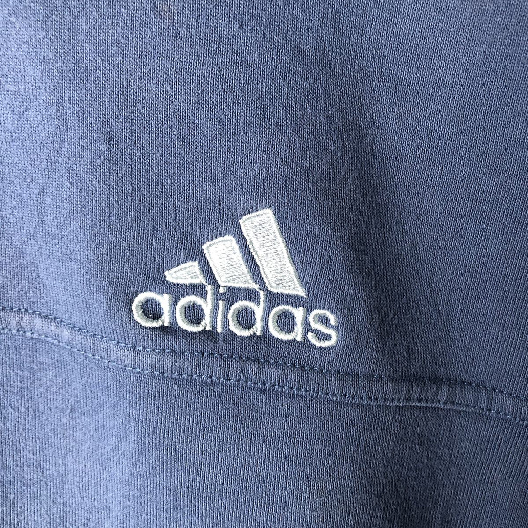 2000'S Adidas One-Point Logo Sweatshirt, Men's Size Medium cotton blue type Vintage Second Hand