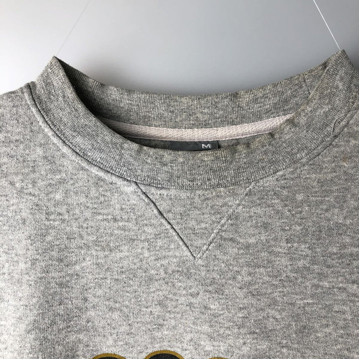 2000'S Nike Team College Sweatshirt, Men's Size Medium cotton gray type Vintage Second Hand