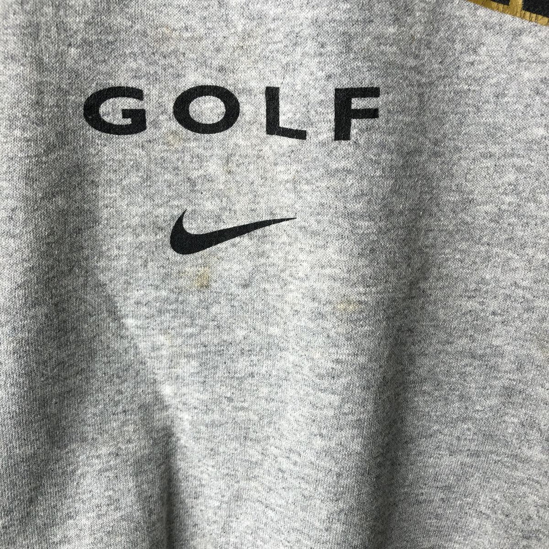 2000'S Nike Team College Sweatshirt, Men's Size Medium cotton gray type Vintage Second Hand
