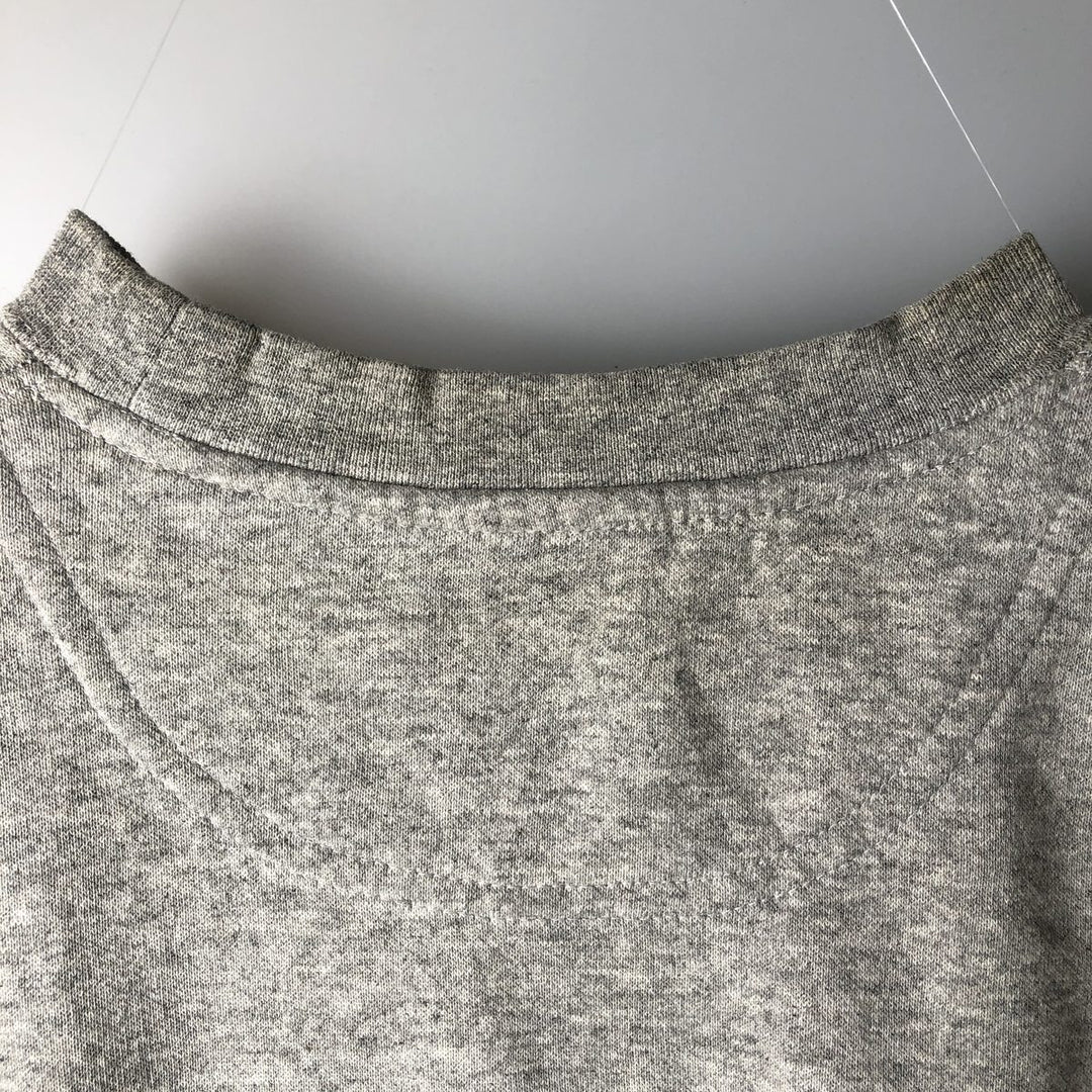 2000'S Nike Team College Sweatshirt, Men's Size Medium cotton gray type Vintage Second Hand