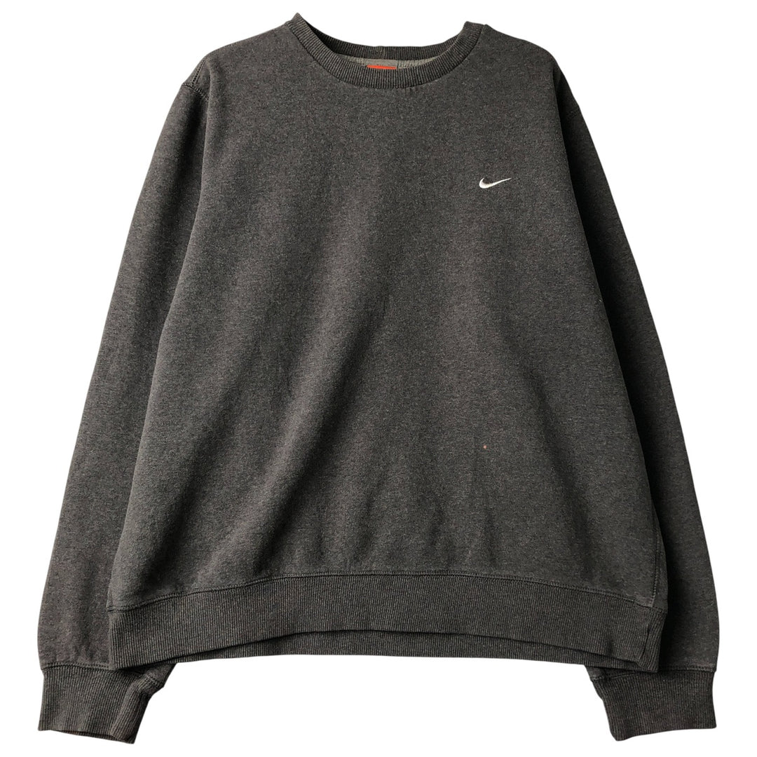 Nike the athletic department one-point logo sweatshirt, men's size XL cotton gray type Vintage Second Hand
