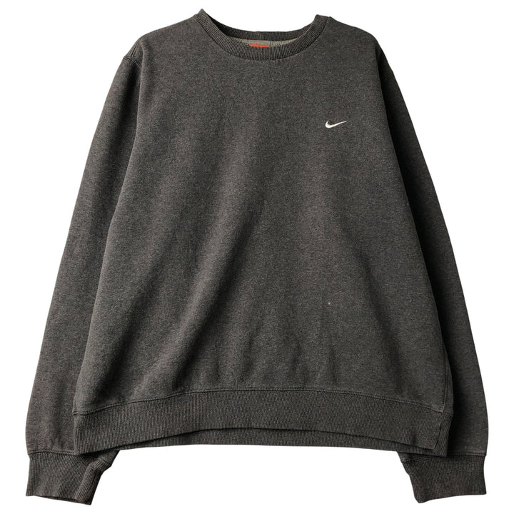 Nike the athletic department one-point logo sweatshirt, men's size XL cotton gray type Vintage Second Hand