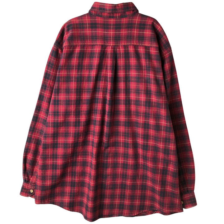 Carhartt Long Sleeve Lightflannel Check Shirt, Men's XL cotton red type Vintage Second Hand