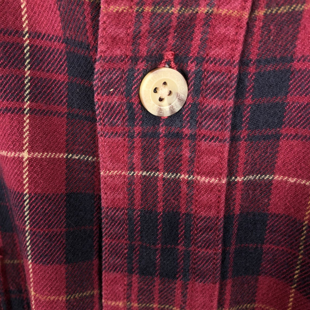 Carhartt Long Sleeve Lightflannel Check Shirt, Men's XL cotton red type Vintage Second Hand