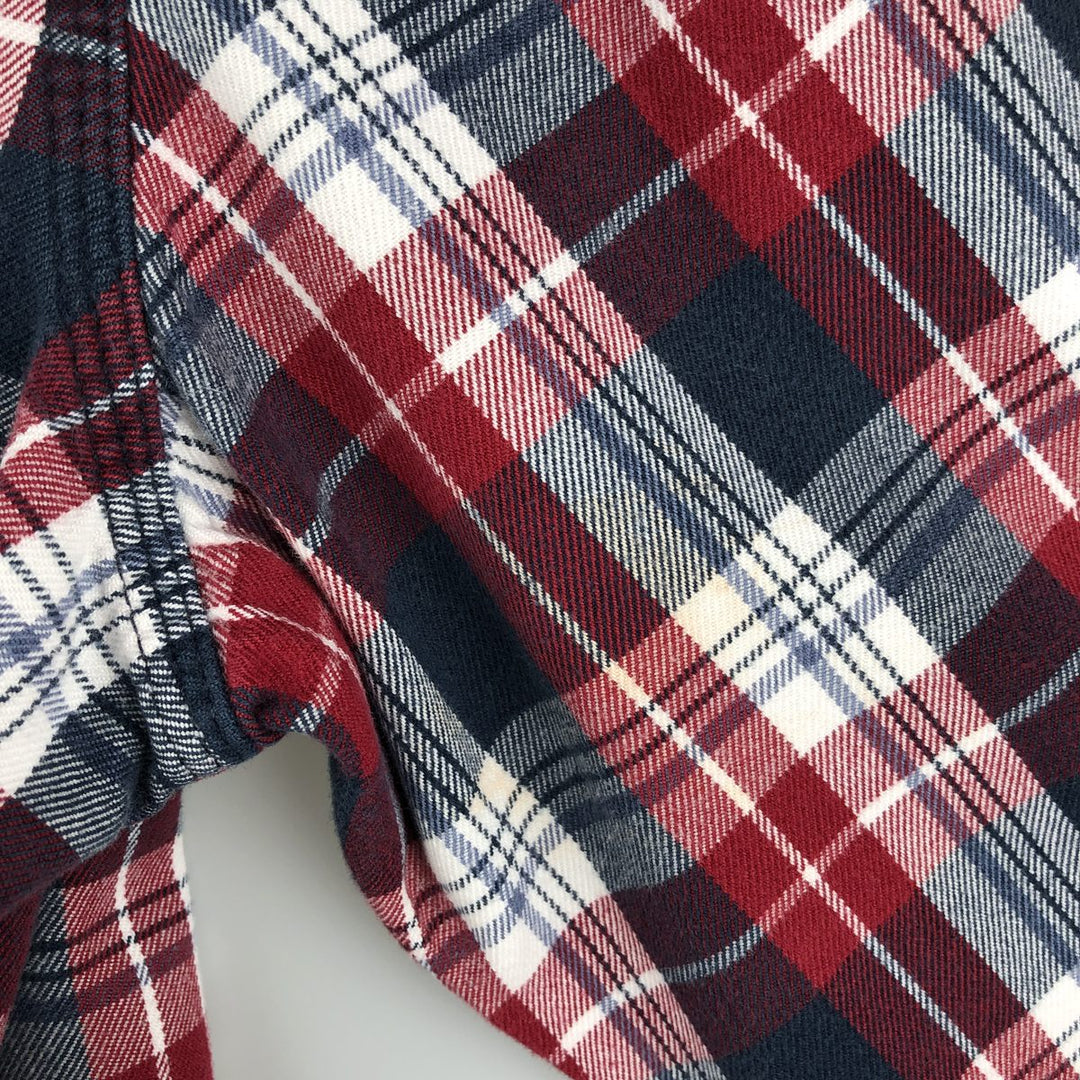 Carhartt Relaxed Fit Long Sleeve Button Down Flannel Check Shirt, Men's XL cotton red type Vintage Second Hand