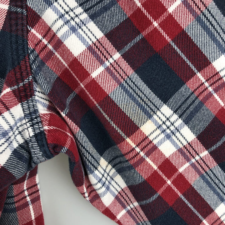 Carhartt Relaxed Fit Long Sleeve Button Down Flannel Check Shirt, Men's XL cotton red type Vintage Second Hand