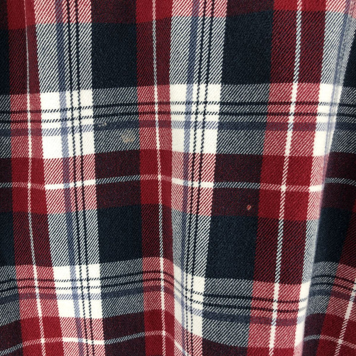 Carhartt Relaxed Fit Long Sleeve Button Down Flannel Check Shirt, Men's XL cotton red type Vintage Second Hand
