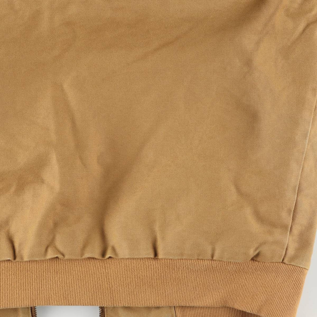 2000'S Dickies Active Jacket Type Padded Duck Full Zip Hoodie Men's Size L cotton ocher yellow type Vintage Second Hand