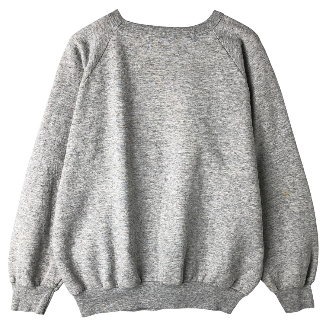 90'S Daquin English Springer Spanish Dog Print Animal Sweatshirt, Made in Canada, Men's Size Large, Vintage cotton gray type Vintage Second Hand