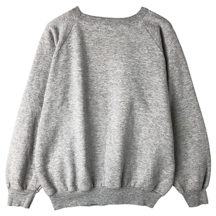 90'S Daquin English Springer Spanish Dog Print Animal Sweatshirt, Made in Canada, Men's Size Large, Vintage cotton gray type Vintage Second Hand