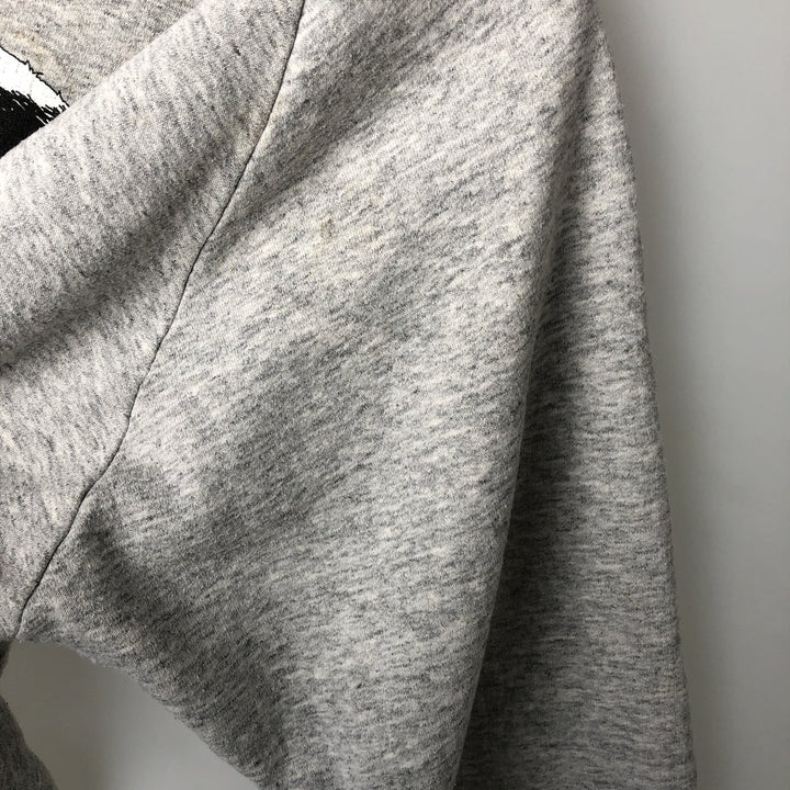 90'S Daquin English Springer Spanish Dog Print Animal Sweatshirt, Made in Canada, Men's Size Large, Vintage cotton gray type Vintage Second Hand