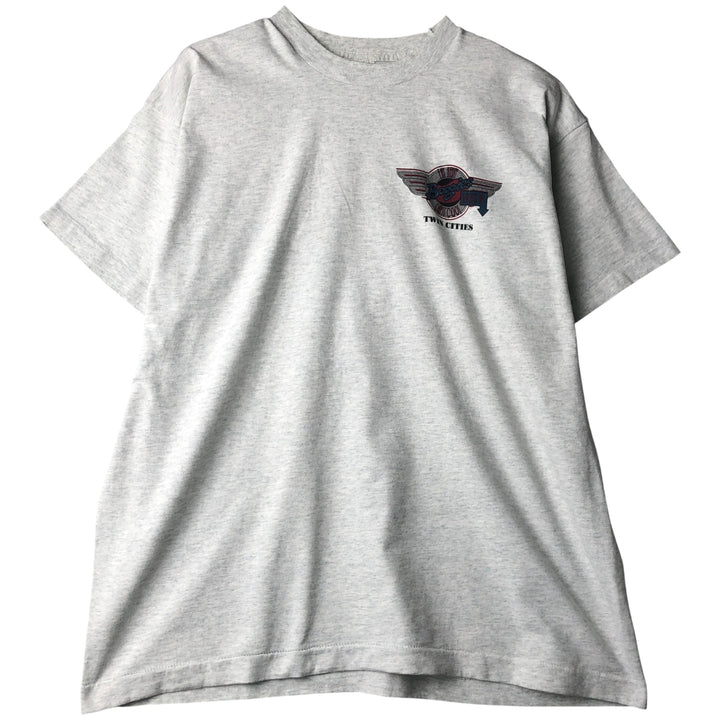 90'S Fruit of the Loom printed T-shirt, made in the USA, men's XL size, vintage cotton white type Vintage Second Hand