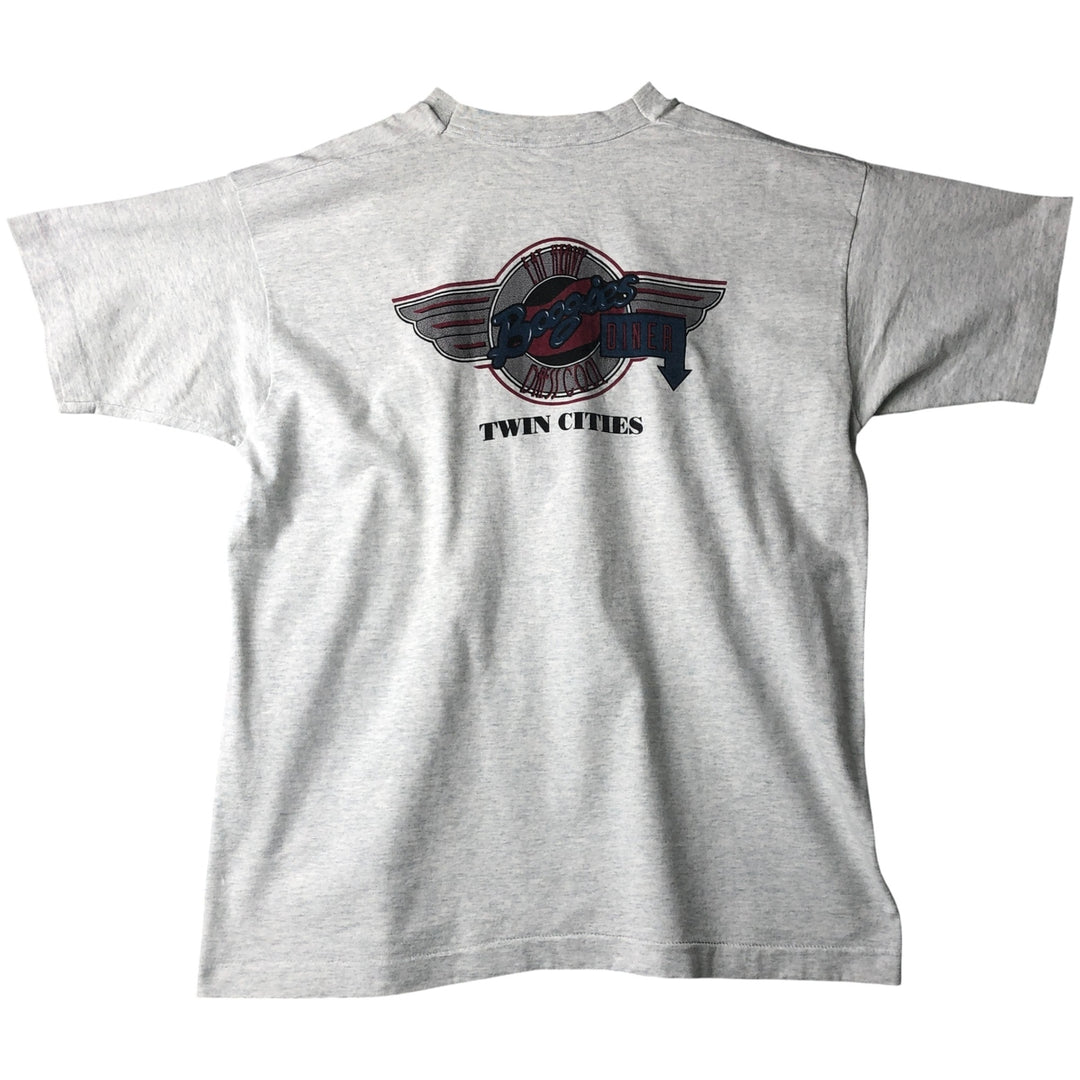 90'S Fruit of the Loom printed T-shirt, made in the USA, men's XL size, vintage cotton white type Vintage Second Hand